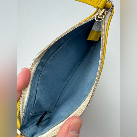 Dooney & Bourke Yellow Limone Wristlet - Picture 6 of 10